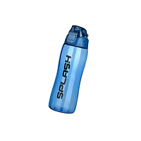 Бутылка спортивная 750мл с кнопкой синий ELIF Cascada ТР-497
