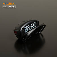 Ліхтарик LED налобний 330Lm 5000К чорний VLF-H015 Videx, фото 11