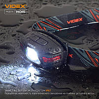 Ліхтарик LED налобний 330Lm 5000К чорний VLF-H015 Videx, фото 6