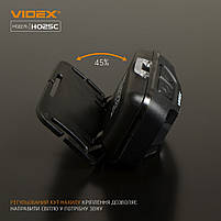 Ліхтарик LED налобний 310Lm 5000К чорний VLF-H025C Videx, фото 11