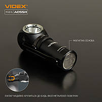 Ліхтарик LED портативний 600Lm 5700К чорний VLF-A055H Videx, фото 10