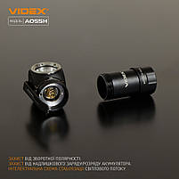 Ліхтарик LED портативний 600Lm 5700К чорний VLF-A055H Videx, фото 11