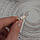 Срібний гарнітур каблучка та сережки Волошка-1 із золотом і фіанітами, фото 6