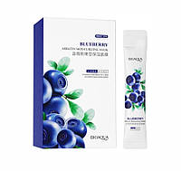 Маска для лица BIOAQUA Blueberry Arbutin Moisturizing Mask с черникой и арбутином увлажняющая (4 мл*20шт)