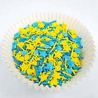 Посипка кондитерська мікс Патріотичний 50 г (фасування)