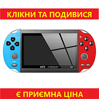 Игровая консоль PSP X7, портативная игровая приставка, XPRO PSP, MP5+3000 игр 8 ГБ
