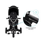 Велосипед триколісний KiderKraft EASYTWIST Black, фото 7