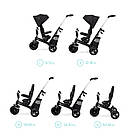 Велосипед триколісний KiderKraft EASYTWIST Black, фото 8