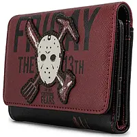 Гаманець Loungefly Friday The 13th - Jason Mask Tri-Fold Wallet (FRIWA0004)Red