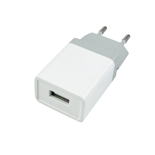 Зарядний пристрій мережевий USB 1,0А білий Mibrand MIWC/1UW