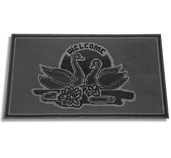 Килимок гума 45*75*0,6 см К-18 чорний ДУБНО