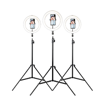 Набір Трипод + Кольцева LED лампа d26cм h2,1м Havit PRO HV-ST7012, фото 4