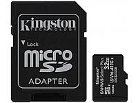 Карта памяти Kingston microSD 32GB Canvas Select Plus Class 10 UHS-I U1 V10 A1 + SD-адаптер