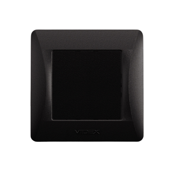 BINERA чорний графіт Заглушка для рамки Videx