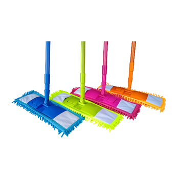 Швабра телескопічна мікрофібра-локшина 42*13см 80-125см 9002 Maestro