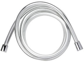 Шланг для душу 1/2" PVC 3 шари з підшипником сріблястий 200см Corso XB-0138 / 9691613, фото 1