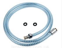 Шланг для душу 1/2" PVC 2 шари синій 150см Tau, фото 1