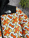 Куртка чоловіча зима помаранчева без капюшона The North Face (TNF) Network, фото 3