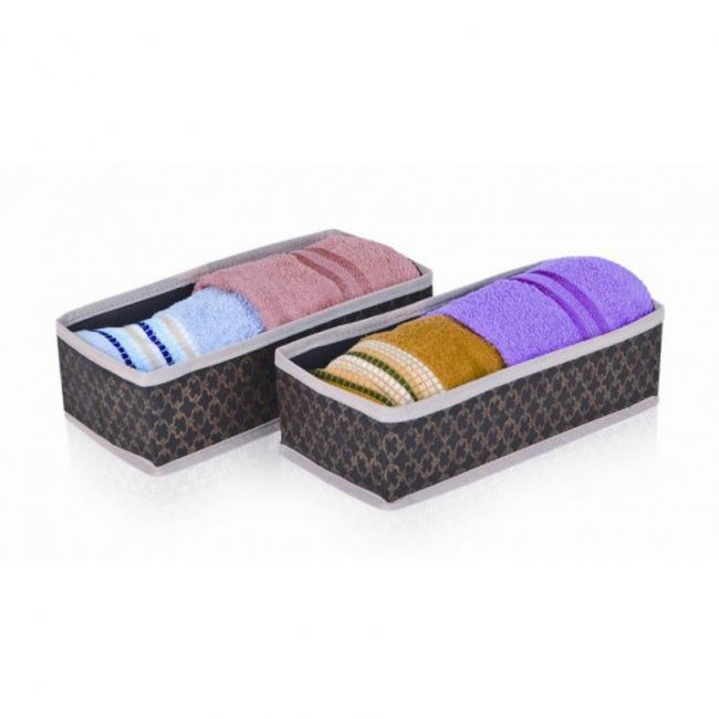 Набір органайзерів 14*29*9 см 2 шт., Brown, фото 1