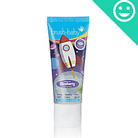 Дитяча зубна паста Brush Baby Rocket Blueberry з ксилітолом від 3 років, 50 мл, смак Чорника (Brushbaby Ltd)