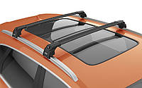 Багажник на крышу Chevrolet Trax 2013- на интегрированные рейлинги черный Turtle TRTL-60103