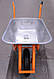 Тачка будівельна Budfix WB9618K 170 л, 200 кг, одноколісна,, фото 3