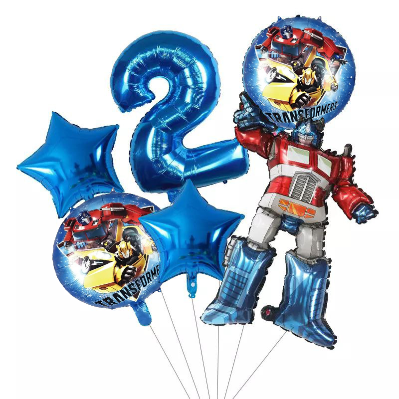 Фонтан із кульок з цифрою | Трансформер