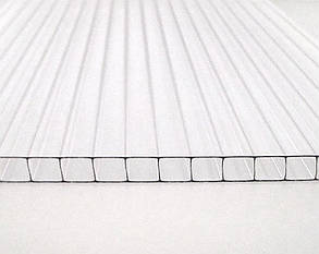 Стільниковий полікарбонат ТМ " Oscar Premium 4мм прозорий 2100х6000мм