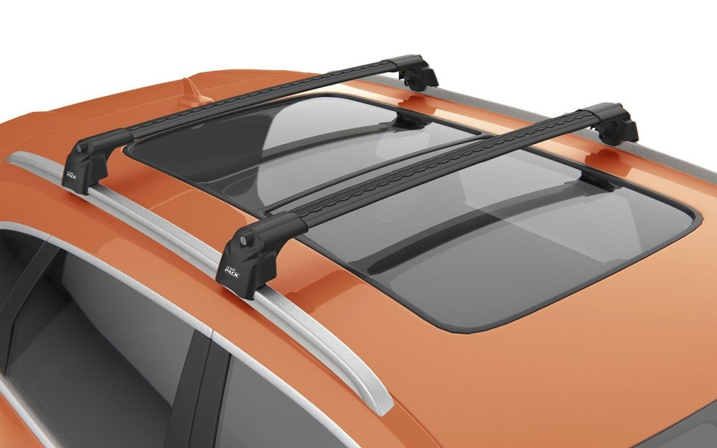 Багажник Chery Tiggo 7 2017-2020 на інтегровані рейлінги чорний Turtle