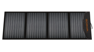 Сонячна батарея для кемпінгу 220Вт IQ ENERGY BOX PV-220 монокристалічна портативна розкладна панель, фото 1