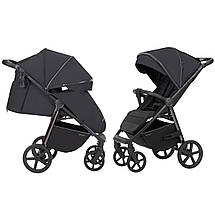 Дитяча коляска прогулянкова CARRELLO Bravo CRL-5515 Jet Black Чорна, фото 2