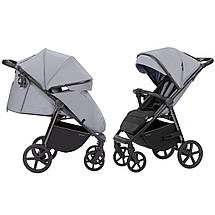 Дитяча коляска прогулянкова CARRELLO Bravo CRL-5515 Mist Grey Світло-сіра, фото 2