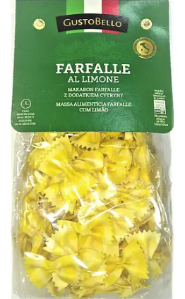 Макарони бантики Gustobello Farfalle з додаванням лимона 250 г