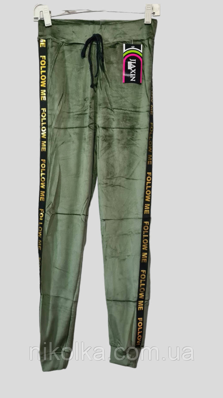 Спортивні велюрові штани для жінок оптом, M/L-XL/2XL рр., арт. JX-9021, фото 1