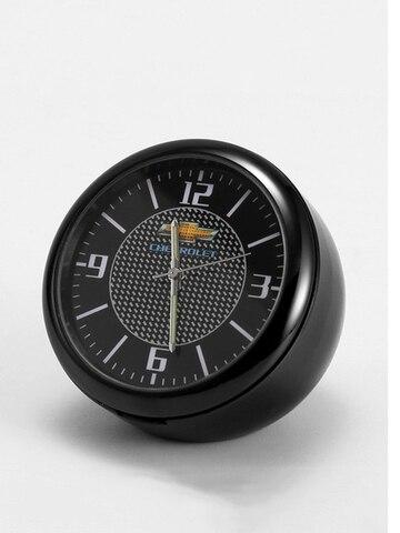 Часы в автомобиль Vehicle clock Chevrolet автомобильные часы с маркой авто 3 варианта крепления (KG-6063) - фото 1 - id-p1765867035