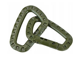 Карабін тактичний ABS (2 шт.) MIL-TEC Olive 15921001