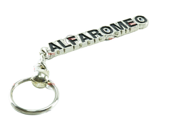 Брелок ALFA ROMEO металевий на ланцюжку "напис ALFA ROMEO"