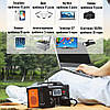 Зарядна станція Flash Fish Е200, 200W/151W*h/41A*h. Повербанк із розеткою на 220V, фото 9