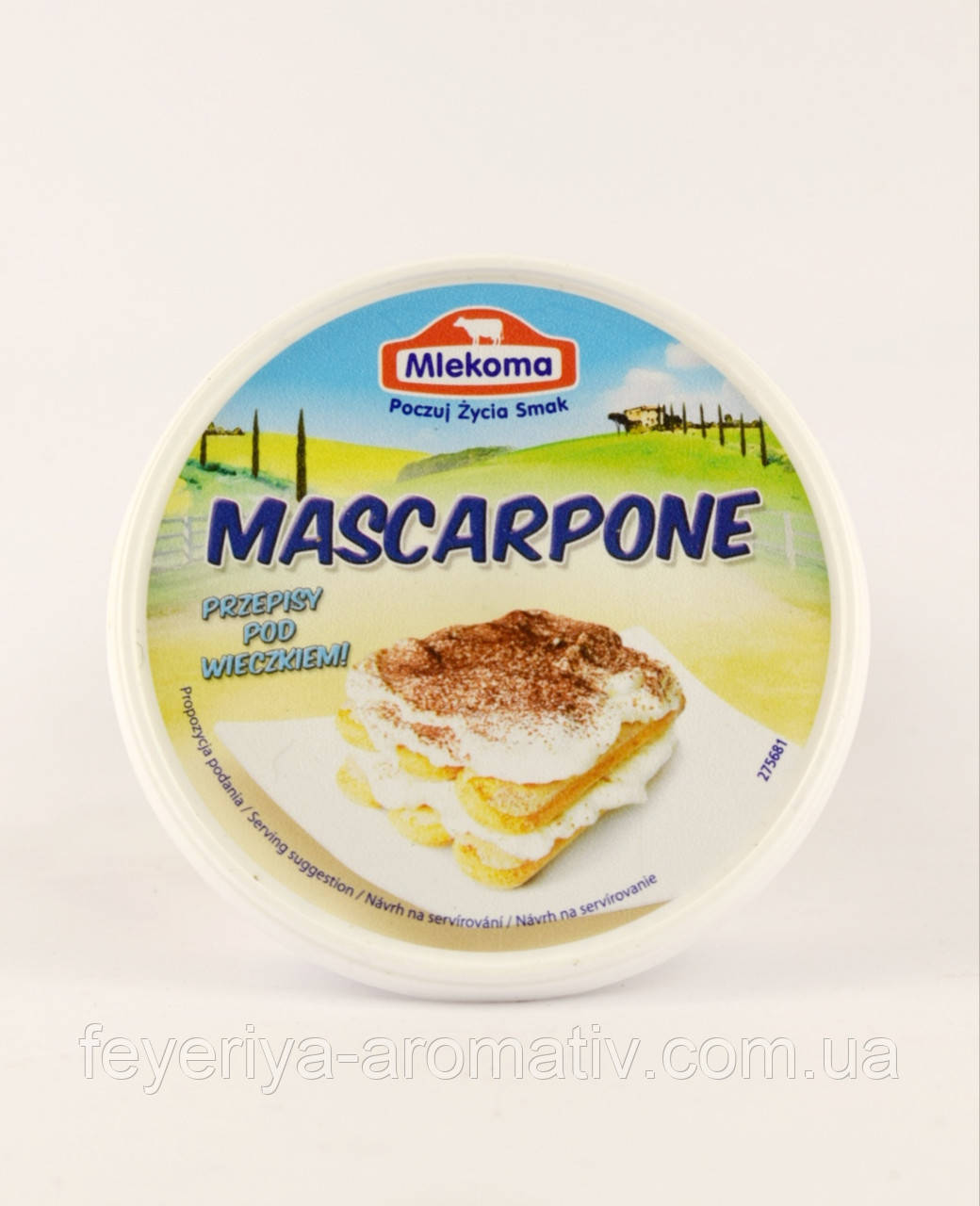 Сир маскарпоне Mlekoma Mascarpone, 250гр (Польща)