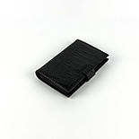 Шкіряне чоловіче портмоне з відділенням для паспорту Karya 0405-53 черный, фото 2