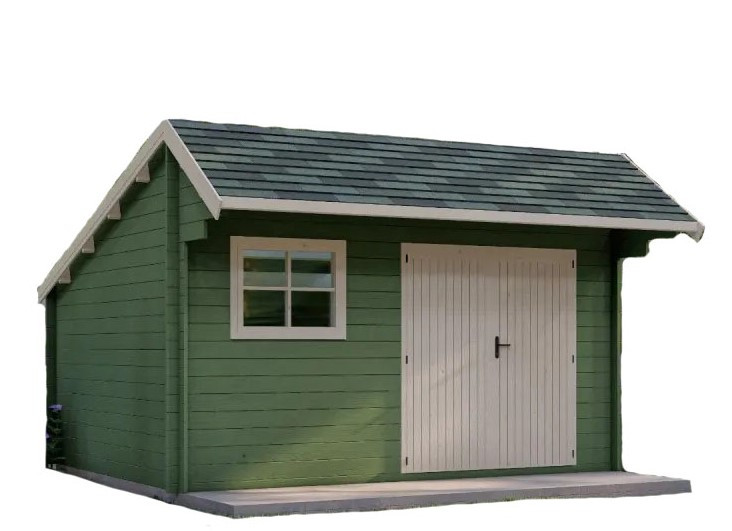Сучасний сарай, госпблок для дачі з дерева 4.2х3,3 м. від виробника Modern barn - 29
