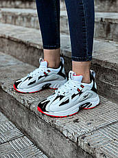 Жіночі кросівки Reebok DMX 1200 Low White Black Red CN7590, фото 2