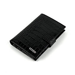 Шкіряне чоловіче портмоне з відділенням для паспорту Karya 0405-53 черный