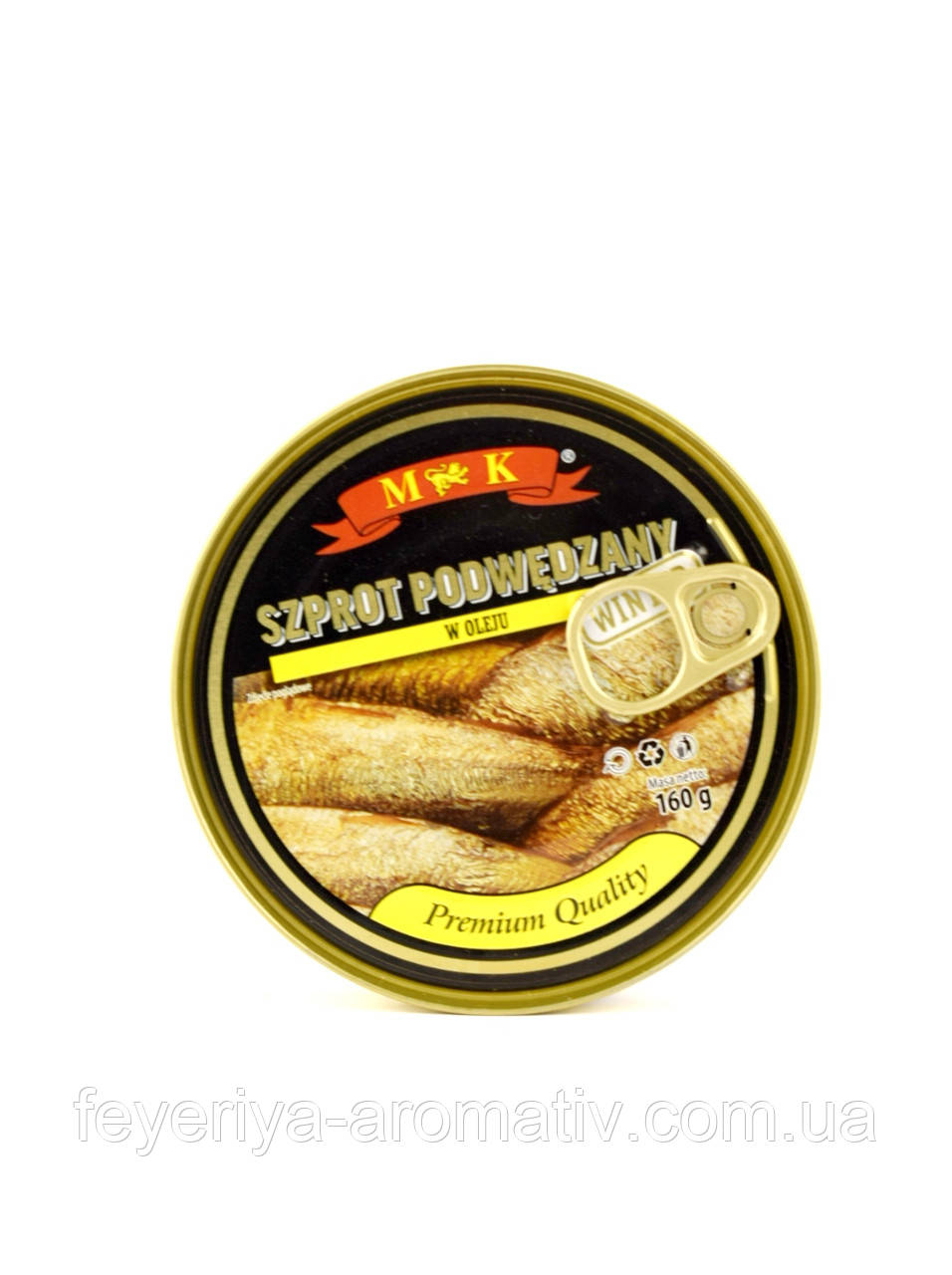 Шпроти в маслі szproty podwedzane MK, 160гр (Польща)