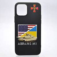 Чехол с патриотическим принтом (рисунком) TPU Epic Case для iPhone 12/iPhone 12 Pro (Abrams 1)