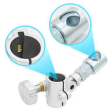 Тримач різака регульований діаметр 32 мм DRR32, кронштейн для кріплення плазмотрону або газового різака, фото 3