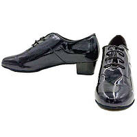 Туфли латина для мальчиков D303 38 Черный (06363020)