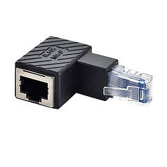 Перехідник-з'єднувач LAN RJ45 Male — RJ45 Female, Down