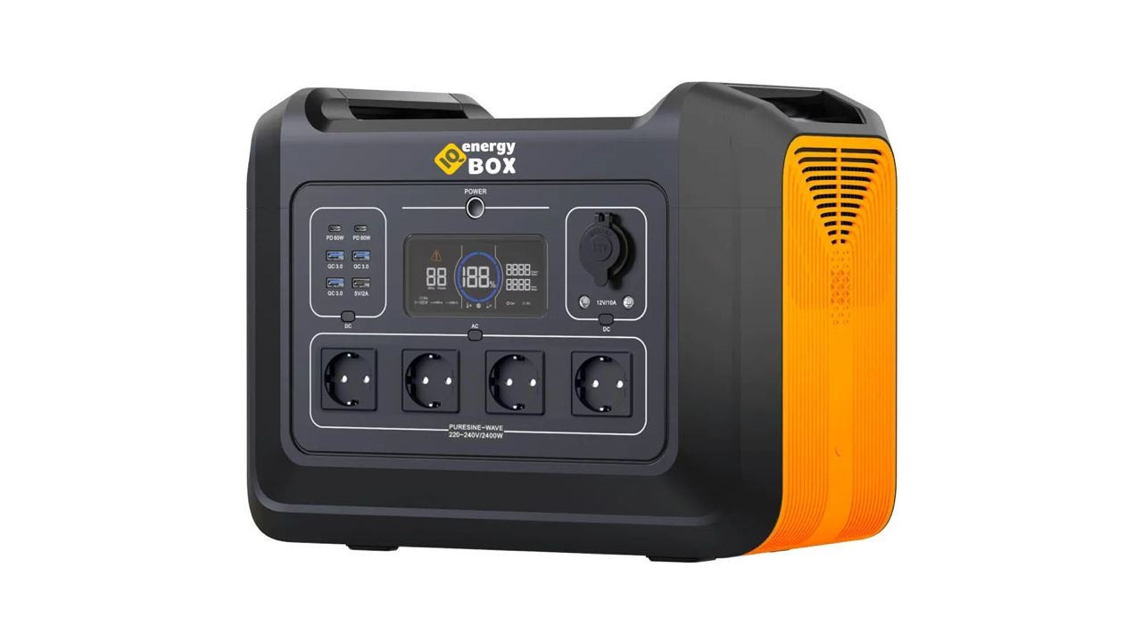 2400 Вт портативна електростанція IQ ENERGY BOX UPP2400 з АКБ 2232 Вт*ч, 220В