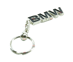 Брелок BMW металевий на ланцюжку "напис BMW"